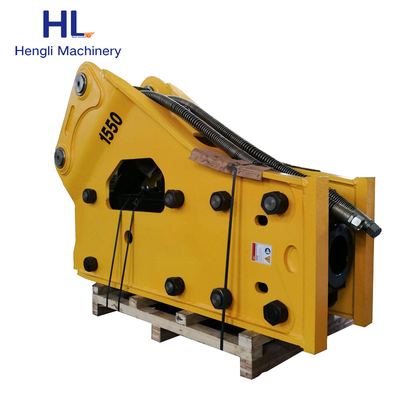 HL155 مطرقة هيدروليكية صامتة نوع الكسارة الهيدروليكية جاك هامر للحفارات الصغيرة