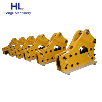 HL165 تصميم جديد شعبي نوع الصمت قطع غيار ماكينات الحفارات الهيدروليكية الكسارة المطرقة جميع العلامات التجارية حفارة مستعملة