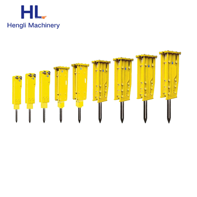 HL190 49 طن حفارة الكسارة الهيدروليكية رود مطرقة هيدروليكية كومة كبيرة